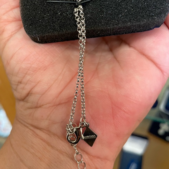 Montana Silversmiths Blue Heart Necklace Set - Picture 2 of 2